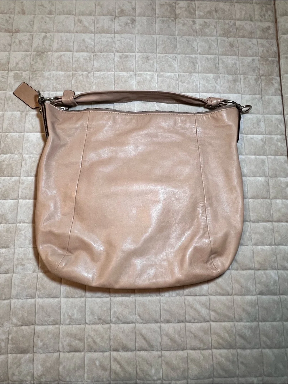 COACH Kristin Large Leather Slouch Hobo Convertible Crossbody Bag 14769